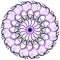 Purple Third Eye Lace Mandala