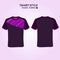 Purple Tshirt Design Unique Style