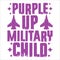 Purple Up Military Child, Military Child typography t-shirt design veterans shirt