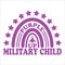 Purple Up Military Child, Military Child typography t-shirt design veterans shirt