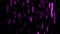 Purple Vertical Light Streaks Loop Overlay Background