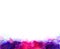 Purple, violet, lilac and pink watercolor stains. Bright color element for abstract artistic background.