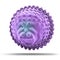 Purple virus with face