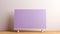 Purple Viscose Sign Mockup On Beige Background