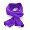 Purple warm scarf