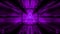 Purple wireframe with tunnel background wallpaper 3d render