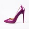 Purple women high heel women shoe