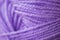 Purple woolen spun yarns