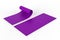 Purple yoga mat