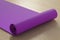 Purple yoga mat