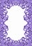 Purpler Curls Border Frame Card