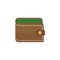 Purse flat icon, business financial