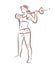 Push the barbell gym and fitness vector illustration of a young attractive woman doing workout exercises with a barbell, perfect