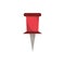 Push pin office work business equipment icon