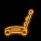 push toy neon glow icon illustration