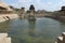 Pushkarani water body at Krishna bazaar, Hampi, Karnataka