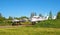 Pushkin, Russia - June 5, 2017: Cemetery of old aircraft near St. Petersburg.