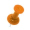 Pushpin color orange close up