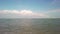 Puteri beach coastal beauty: low-to-high drone-like shot