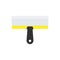 Putty knife equipment builder tape brush vector icon. Construction repair cement spatula bricklayer flat tool scraper