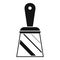 Putty knife icon, simple style