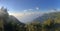 Puu O Kila Lookout and Overlook at Kokee State Park in Kapaa on Kauai in Hawaii