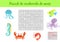 Puzzle de recherche de mots - Word search puzzle with pictures. Educational game for study French words. Kids activity worksheet