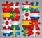 Puzzle flag icons