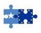 Puzzle of flags of Somalia and European Union, vector