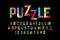 Puzzle font