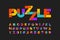 Puzzle font