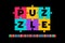 Puzzle font