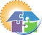 Puzzle home logo