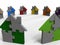 Puzzle houses - color diversity