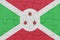 Puzzle with the national flag of burundi