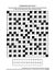 Puzzle page with codebreaker word game or crossword puzzle