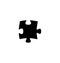 Puzzle piece flat icon