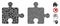 Puzzle plugin Composition Icon of Uneven Parts