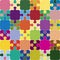 Puzzle seamless pattern.