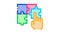 puzzle toy Icon Animation color