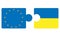 Puzzle of Ukraine and EU. concept of integration Ukraine into European Union