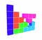 Puzzle video game - geometric 3D shapes