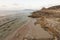 Puzzu beach at the sunset. Favignana island, Sicily, Italy