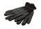 PVC dotted black cotton gloves