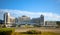 Pyongyang, North Korea-October 12,2017:Metropolitan Palace of Pioneers and Schoolchildren in Mangyongdae