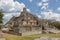 Pyramid building at the Edzna ruins Mexico