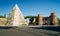 Pyramid of Cestius and the Porta San Paolo, Rome