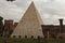 The  pyramid of Cestius in Rome