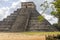 The pyramid of Chichen Itza in Mexico is the famous castle and temple of the Mayan civilization and culture