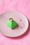 Pyramid - Contemporary Green Tea Matcha Mini Mousse Cake